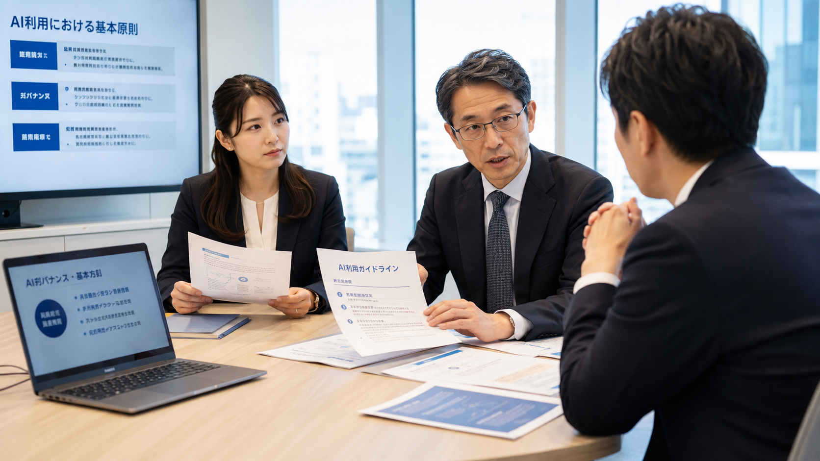 生成AI利用ガイドライン策定のイメージ